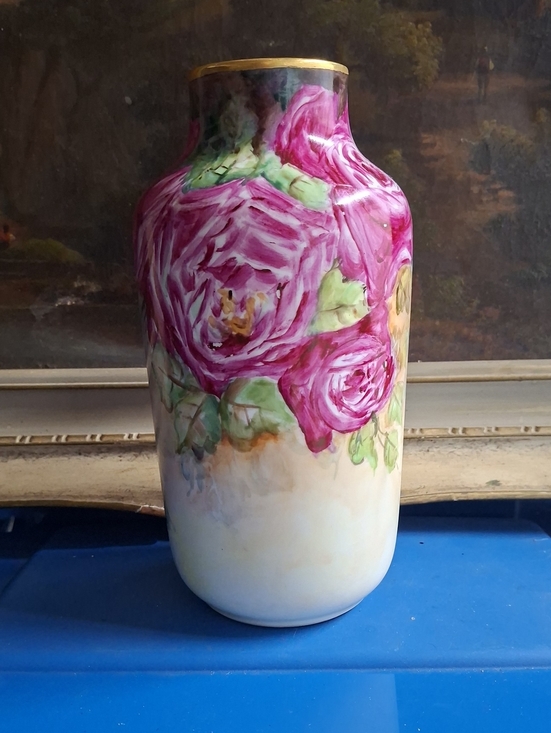 GDA Limoges Other - 1927 GDA Limoges Vase, Hand Painted